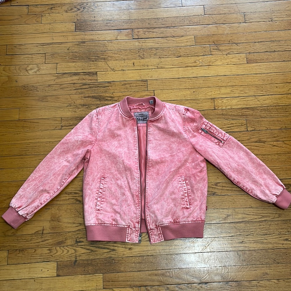 Levi Acid Washed Bomber Jacket